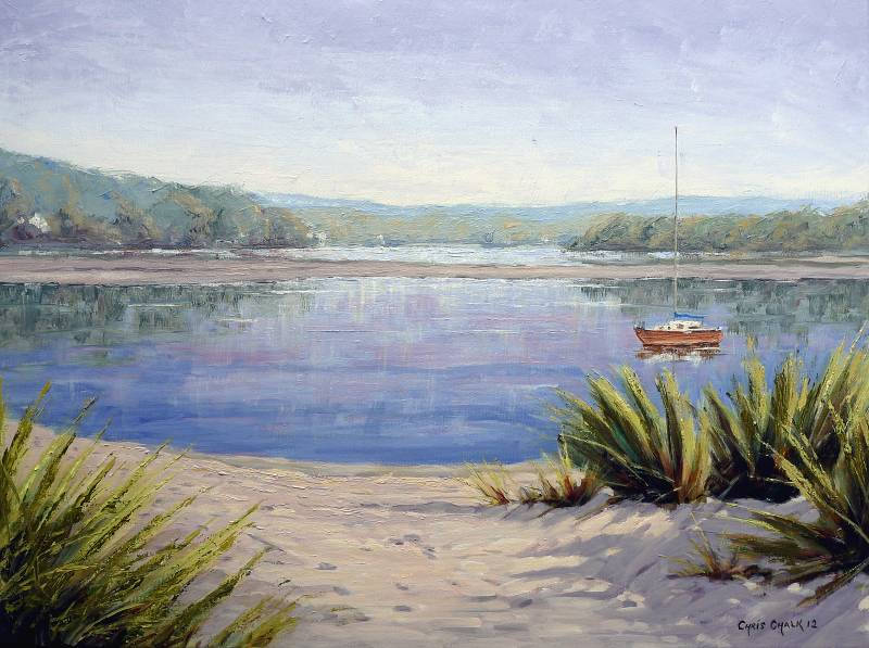 Painting of Newport in Pembrokeshire